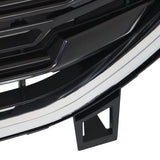 Labwork Front Upper Grille Assembly For GMC Terrain 2018-2021 Chrome Black Grill