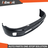 Labwork Front Bumper For RAM 1500 13-18/Classic 19-2023 Black W/ Fog Light Holes