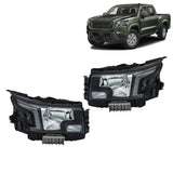 Labwork Left&Right Headlights For 2022-2023 Nissan Frontier Halogen w/o Bulbs