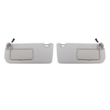 Labwork Sun Visor LH Left+Right RH For 2019-24 Nissan Altima Gray W/Light Mirror
