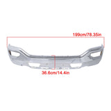 Labwork Steel For GMC Sierra 1500 2016-2018 W/o Sensor Hole Front Bumper Chrome