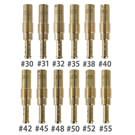 (12pcs Set) Slow/Pilot Jet for PWK OKO CVK30,31, 32,35,38,40,42,45 48 50 55