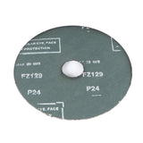 24 Grit 5" x 7/8" Zirconia Resin Fiber Grinding And Sanding Discs 25 Pieces