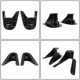 Labwork 2PCS Front Rear Leaf Spring Shackle Hanger 1973-1987 For Chevy K10 K20