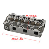 Complete Cylinder Head + Full Gasket Set For Kubota Engine D1005 16027-03043 New