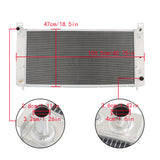 Labwork 3ROW 34" Aluminum Radiator 1999-2014 For Silverado 1500 2500 GMC Sierra