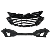 Labwork Front Bumper Cover & Bumper Upper Grille For Chevy Equinox 2018-2020