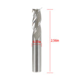 3Pcs 3 Flute End Mill 3/8" Diameter x 1" Length of Cut x 2-1/2" Overall Length