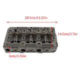 Complete Cylinder Head Assy & Full Gasket Kit For Kubota D750 D750B Engine