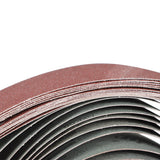 12 Pcs Sander Sandpaper 4Inx36In Sanding Belt 60/80/120/150/240/400 Grit Belt