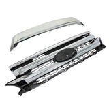 Labwork Front Upper Side Grille For Ford Edge 11-14 Chrome Mounting&Trim Molding