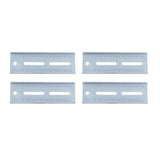 4Pcs 8" Galvanized Swivel Top Bunk Bracket Kit W/ Hardware For 2x3 Boat Trailer