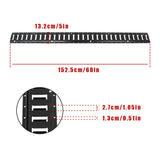 Labwork 4PC 5' E-Track Tie-Down Rail Powder-Coated Steel E-Track Tie-Downs