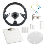 carbon fiber Steering Wheel+Score Card Holder For Ezgo and Yamaha Golf Cart