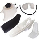 Fits For Yamaha PW50 PY50 PW 50 50cc white Plastic Fender Body Seat Gas Tank Kit