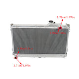 Labwork 2 Row Aluminum Radiator For Mazda Miata MX5 1989-91 92 93 94 95 96 1997
