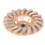 Grinding Wheels 4.5" Diameter 18 Turbo Diamond Segments 5/8"-11 Arbor