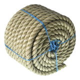 1"×100' PP Manila Rope 3 Strand Twisted Rope Arborist Bull Rope Climbing Rope