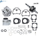 Cylinder Rebuild Kit+Cylinder Head+Crankshaft+Bearing For Honda TRX420 2009-2024
