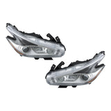 Driver and Passenger Side Headlight Headlamp Assembly Halogen W/DRL Left LH Right RH Replacement for Murano 2015 2016 2017 2018 Replacement for NI2502232 NI2503232