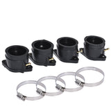 4Pcs Motorcycle Carburetor Intake Manifold Boot Joint for YAMAHA YZF600R 95-07