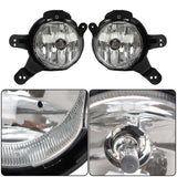 For 2013-2015 Chevy Spark Fog Lights Left+Right Side Bumper Driving Lamps Black