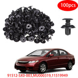 Labwork Fender Liner Clips Push Retainer For Honda Civic Accord Infiniti G37 EX3