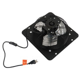 New 10" Exhaust Fan With Louvers Perfect For Attics Or Sheds Blower Wall Mount