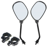 ATV Rear View Side Mirror w/7/8" Handlebar For Polaris Sportsman Honda Foreman