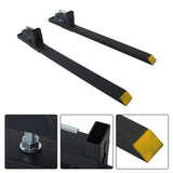 60" 4000lbs Clamp on Pallet Forks For Tractor Attachments Skid Steer Loader