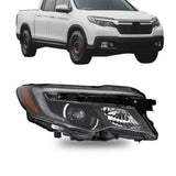 Labwork Right Headlight For Pilot LX 16-18&Ridgeline17-20 Halogen W/O DRL
