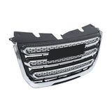 Labwork Front Bumper Upper Grille For GMC Terrain SLT 2016-2017 Chrome & Black