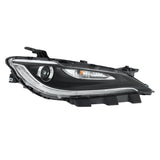 Labwork Right Headlight For 2015-2017 Chrysler 200 Halogen W/LED DRL Chrome Trim