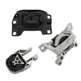 Labwork 3pc Engine Mount Set for 17-19 Ford Escape 1.5L Automatic A5592 A5520