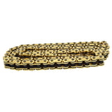 ATV Motorcycle 525 Pitch 120 Links With O-Ring Drive Chain Gold Color 525-120