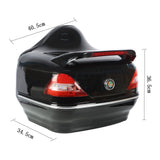 Motorcycle Heavy Duty Trunk Lock Larger Luggage Tour Pack Box Case W/ Tail Light