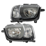 Labwork Left+Right Headlight For 2010-2013 Chevy Camaro Halogen Black Housing