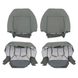 Labwork Front Bottom Back Seat Cover For 2011 2012-2016 Ford F250 F350 F450Gray
