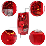 Labwork Rear Left+Right Tail Lights For Chevy Silverado 1500 2500 3500 2003-2006