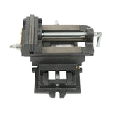 5" Cross Slide Vise Drill Press X-Y Clamp Heavy Duty Machine Metal 2 Way Black