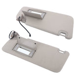 Labwork Sun Visor Left+Right Gray For Dodge Ram 1500 2500 3500 2013-2018 W/Light