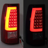 Labwork LH+RH Tail Lights Brake Lamp For Chevy Silverado 1500 2500 03-06 LED Red