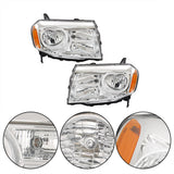 Headlights Assembly Headlamps Left and Right Side Replacement for Pilot 2012-2015