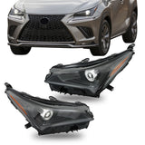 Labwork Left+Right Headlight For Lexus NX200t NX300 NX300h 2018-2021 LED w/o AFS