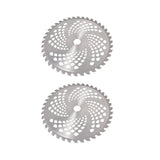 2 Pack 10 Inch Carbide Tip Brush Blades Suitable For Cutter Trimmer Weed Eater