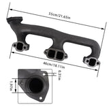 Labwork Right Exhaust Manifold w/ Gasket For Chevy Tahoe GMC C K 1500 Yukon 5.7L