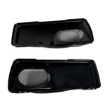 For 1994-2013 Touring Saddlebags Pair 6×9" Speaker Lids Vivid Black CVO Style