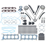 Labwork Timing Chain Cam Phaser Head Gasket Bolts Set For Lincoln Navigator 5.4L
