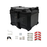 45L Motorcycle Rear Tour Box Top Case Waterproof with Security Lock Helmet Case
