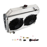 Labwork 4 ROW RADIATOR SHROUD FAN For Ford F100 F150 F250 F350 TRUCK CHEVY V8